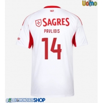 Maglie da calcio Benfica Vangelis Pavlidis #14 Terza Maglia 2025-26 Manica Corta